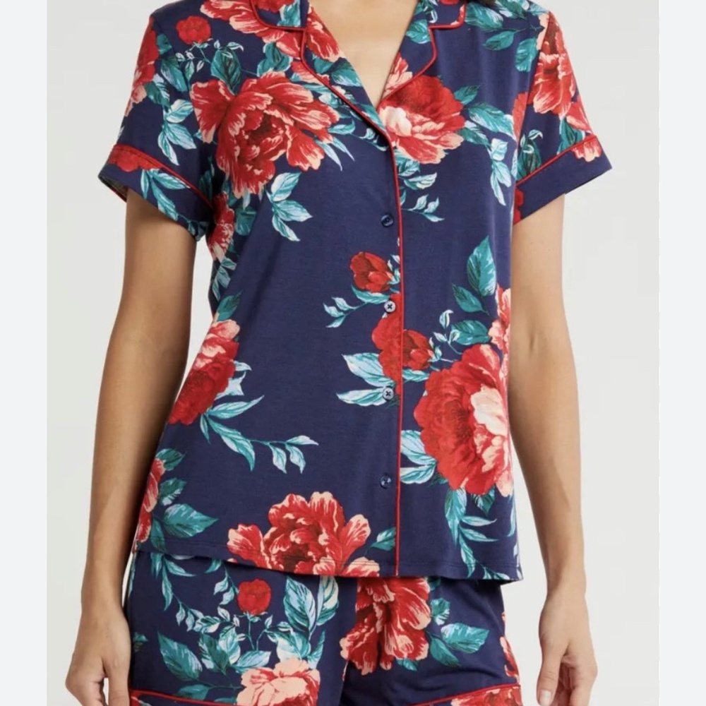 Nordstrom Women’s Floral Print 2 Pc Pajamas Set Size‎ S